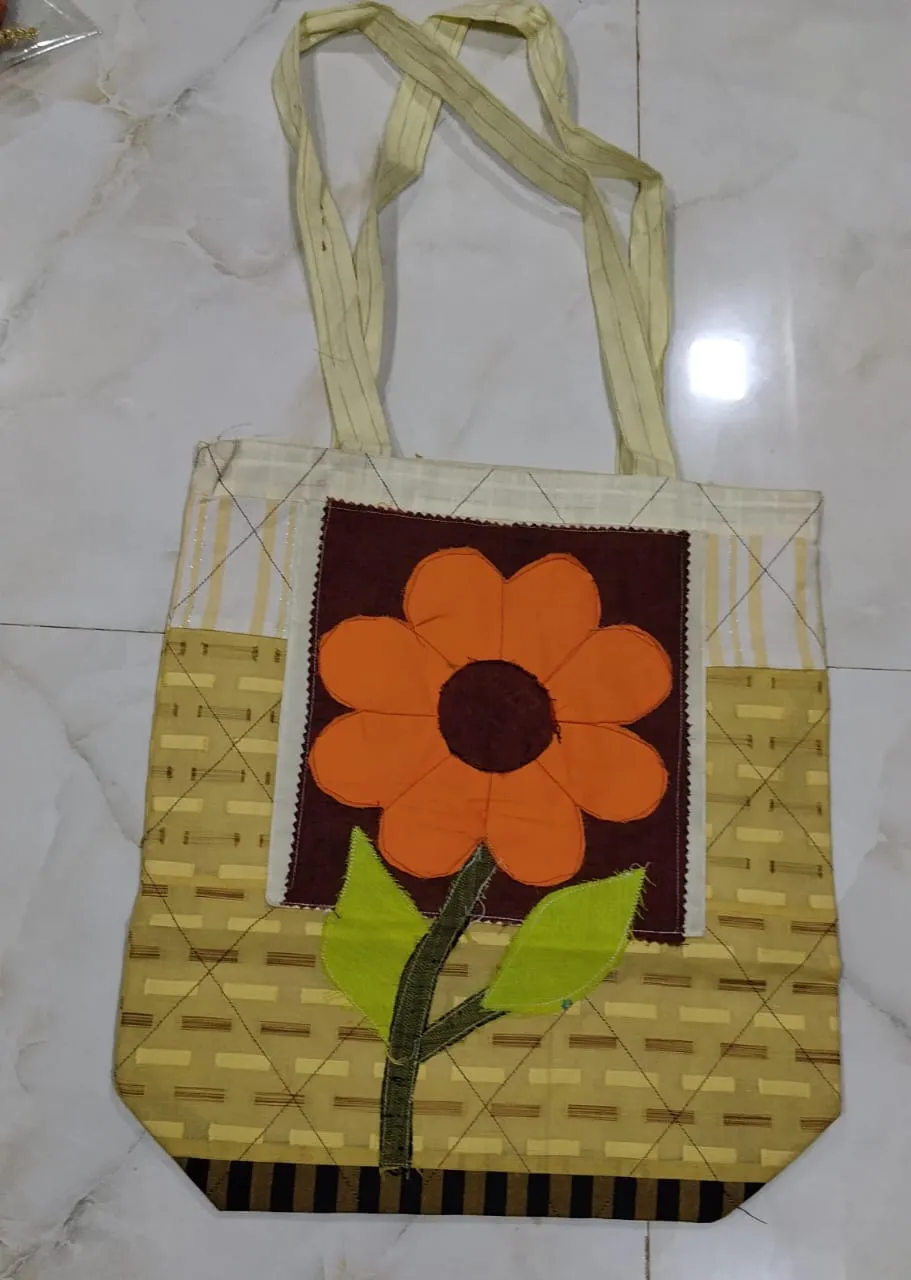 Quilt tote bag