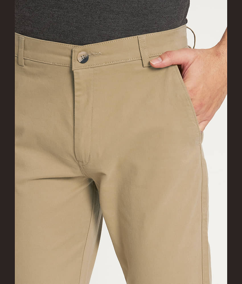 RAGZO Khaki Slim Chinos ( Pack of 1 ) view 2