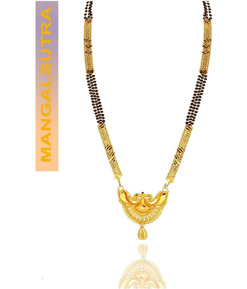 h m product Gold Plated Letest & Designer Mangalsutra For Women-100240 view 2