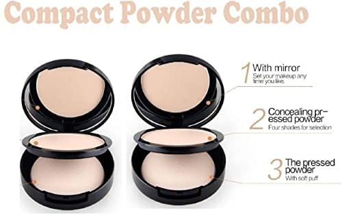 Elecsera 2IN1 PREFECT MATTE FINISH LONG LASTING OIL FREE PRESSED Compact (Skin, 48 g) view 2