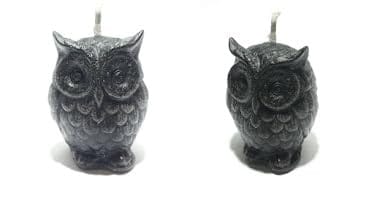 CD Craft Owl Candle (Pack of 6) || Spell candle used for ritual by spell casters|| Ideally made with scent || Burning time 7 hrs to 8hrs. view 2