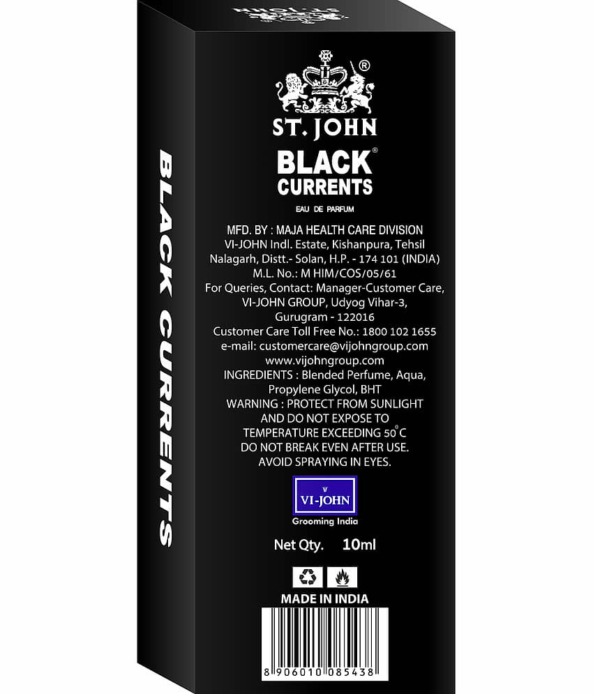 ST.JOHN Cobra Black Current,Cobra,Visa & Essence Pocket Perfume for Men 10 gm ( - Pack of 4 ) view 2