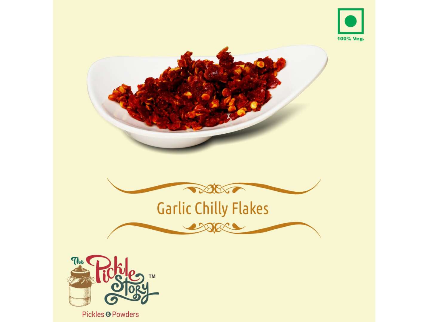 Garlic Chilly Flakes 100 Grams view 2