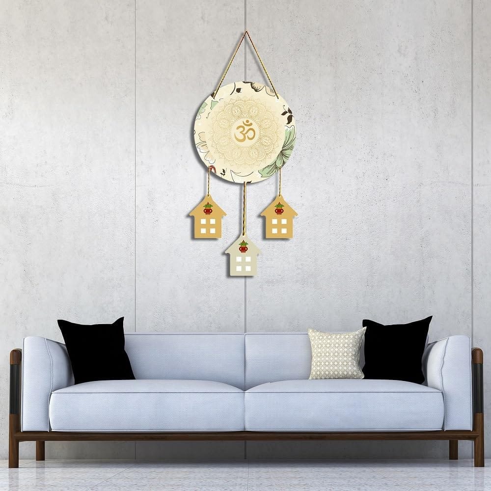 Charmor Om Printed Decorative Wall Hanger for Home | Office | Living Room | Gifts | Bedroom | Door Hanging | Modern Wall Art | Door Hanging (WH3605) view 2