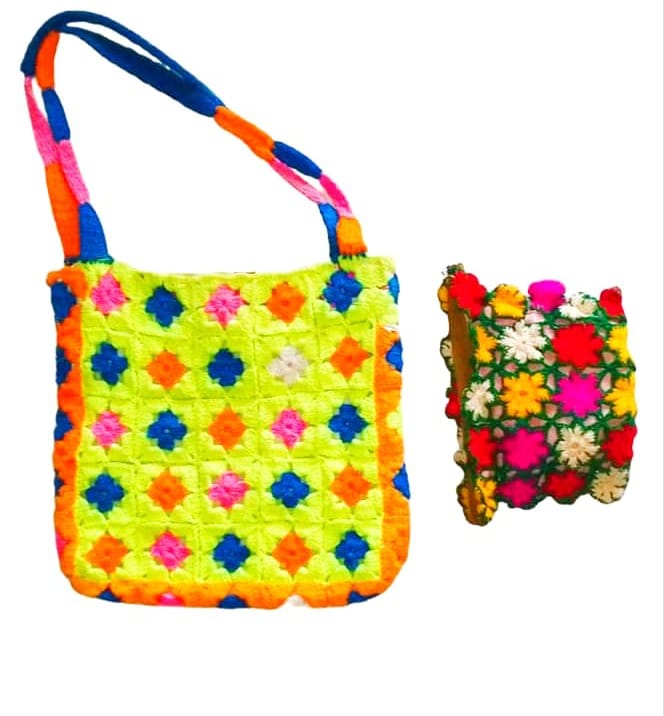 ASOMI Handmade Purse for Women/Girl(Woolen) view 2