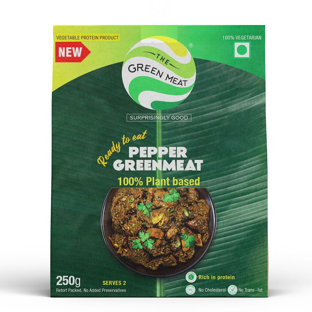 Pepper Greenmeat | Plant based & Vegetarian Meat Substitute | Ready to Eat | 250g view 2
