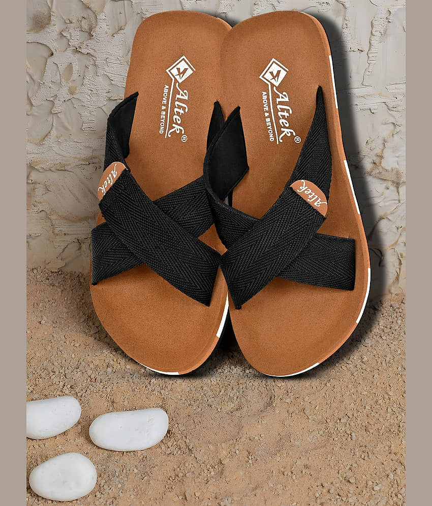 Altek Tan Men's Thong Flip Flop view 2