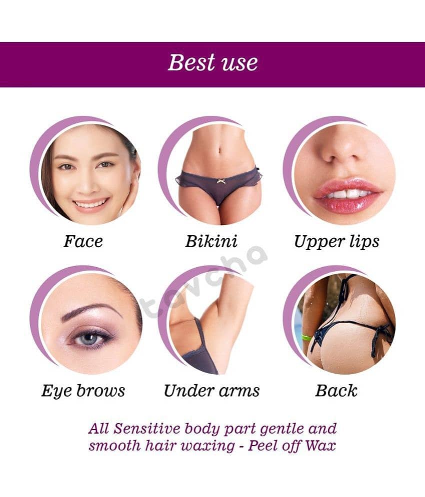 tavcha Paraben Free Hair Removal Wax for Men & Women 100 ( Pack of 1 ) view 2