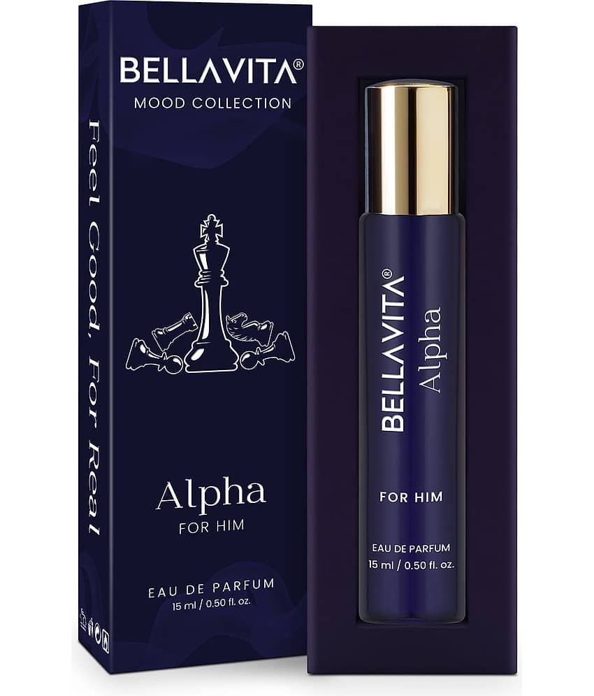 BELLAVITA Mood Collection ALPHA Perfume for Him | Long-Lasting Luxury Perfume | Bold & Sophisticated Perfume For Men,15ml