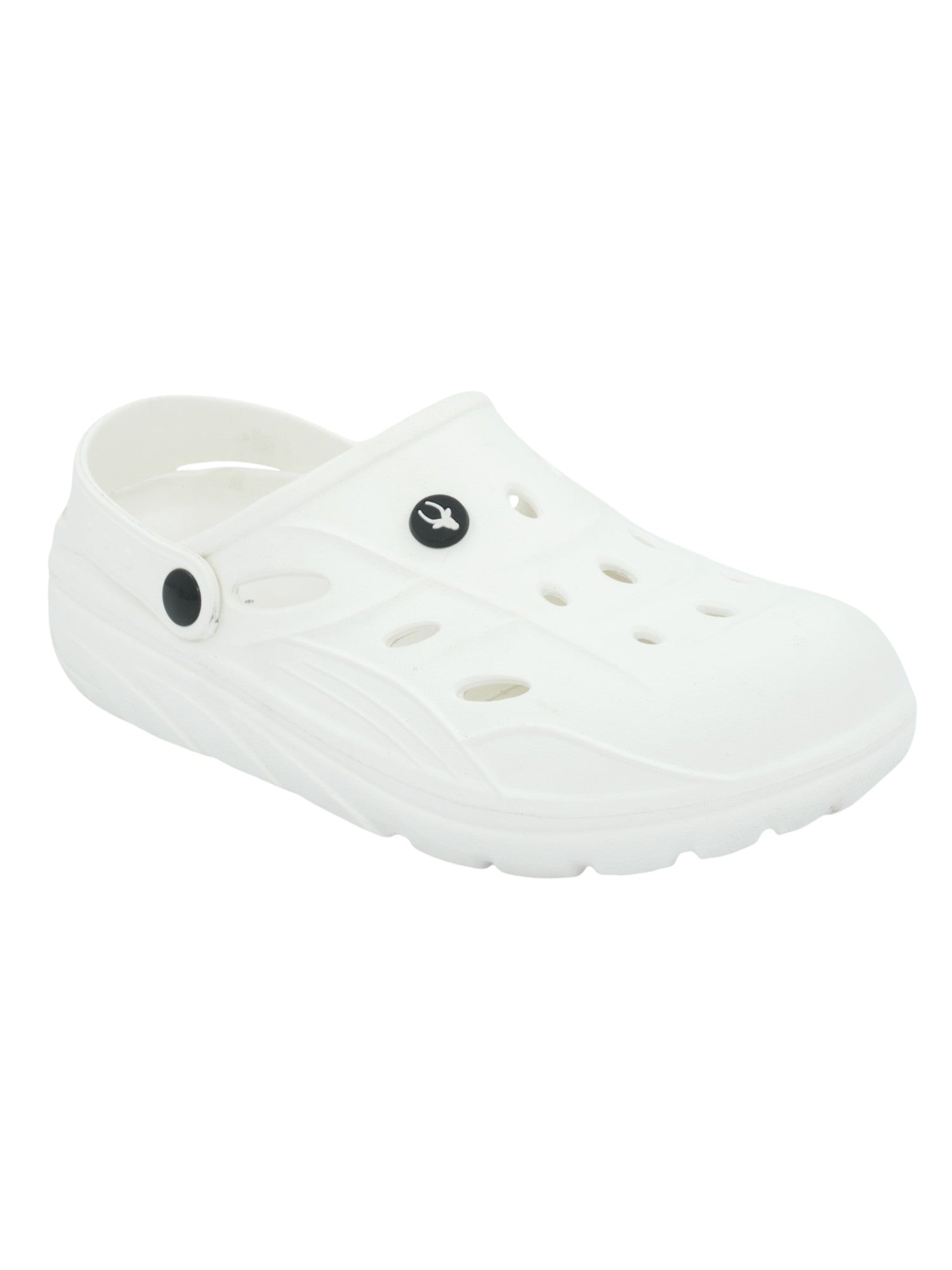 Hirolas® Men’s Cushioned Fluffy Ultra-Comfort Clogs Sliders - White HROMCL08WHT view 2