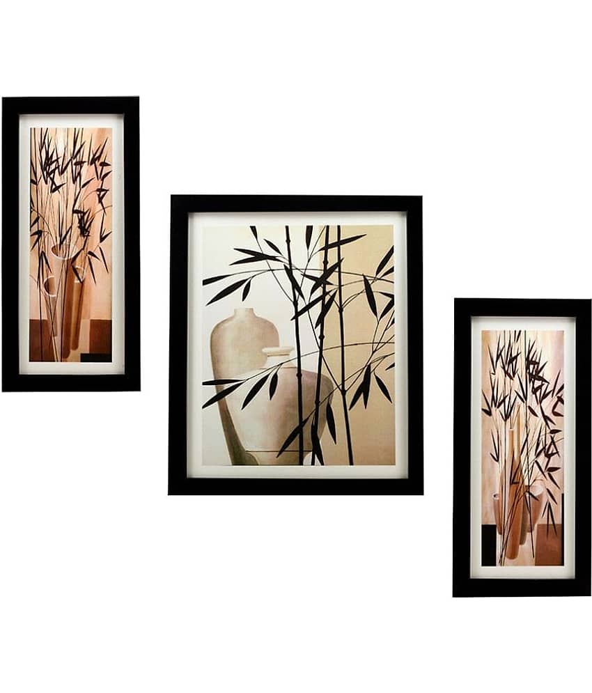 Indianara - Floral Painting With Frame view 2