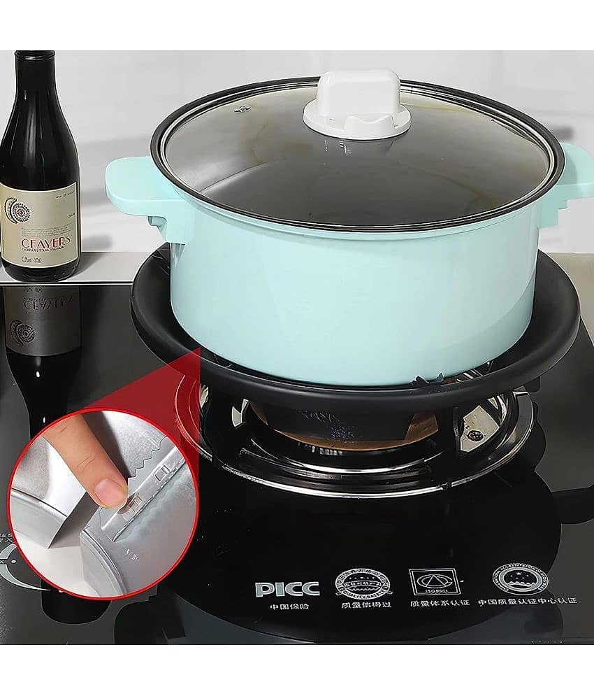 GEEO Black Steel Stove ( Pack of 1 ) view 2