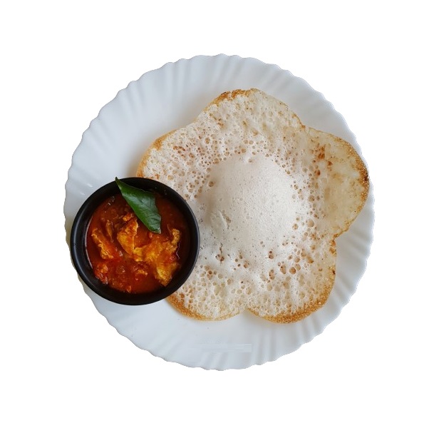 Appam with Kadala Curry 3 Pcs