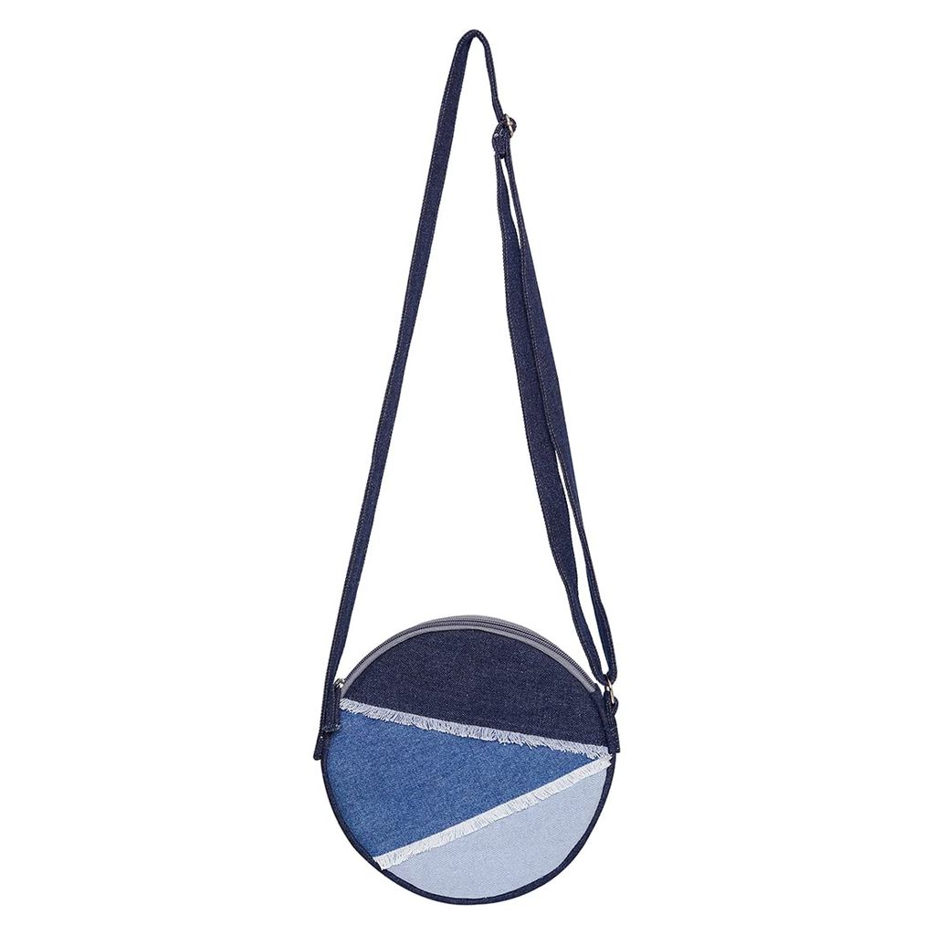 The Purani Jeans College Bags For Girls Stylish School Tuition Backpacks For Women Men New Denim Fashion Ladies Handbag Multipocket With Adjustable Strap. view 2