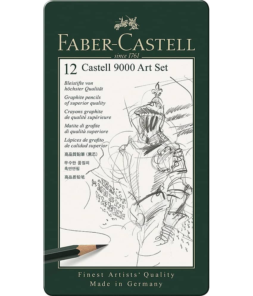 Faber-Castell Castell 9000 Pencil (Pack Of 12) view 2