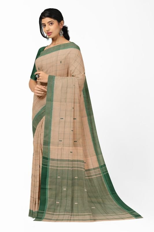 APCO Handloom - Women's Rahajmundry Pure Cotton Grey Handloom Saree (Angara Handloom Saree) 57 view 2