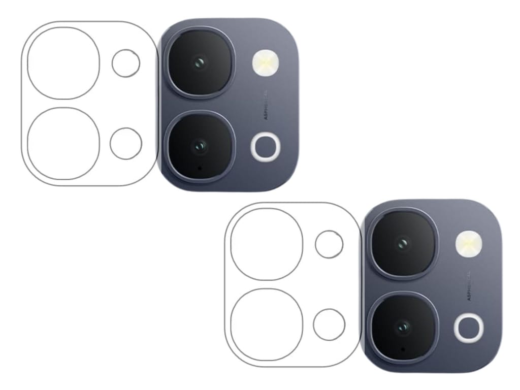 ISAAK Back Camera Lens Protector compatible for iQOO Z11x (Pack of 2) view 2