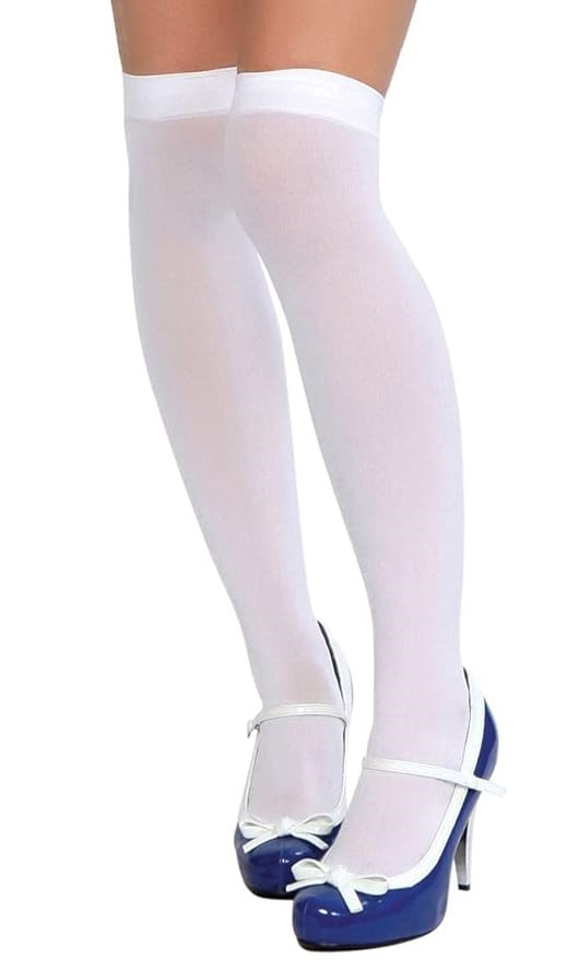 Thigh High Bridal Nylon Stockings For Women view 2