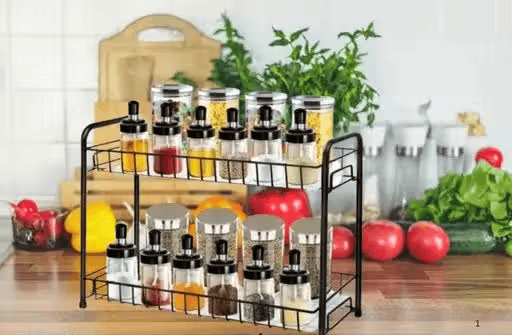 2 Tier Kitchen Spice Rack view 2