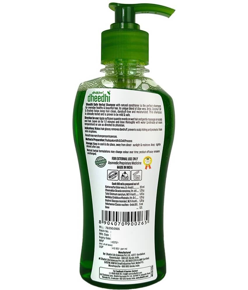 Dhathri Anti Dandruff Shampoo 250 ml ( Pack of 1 ) view 2