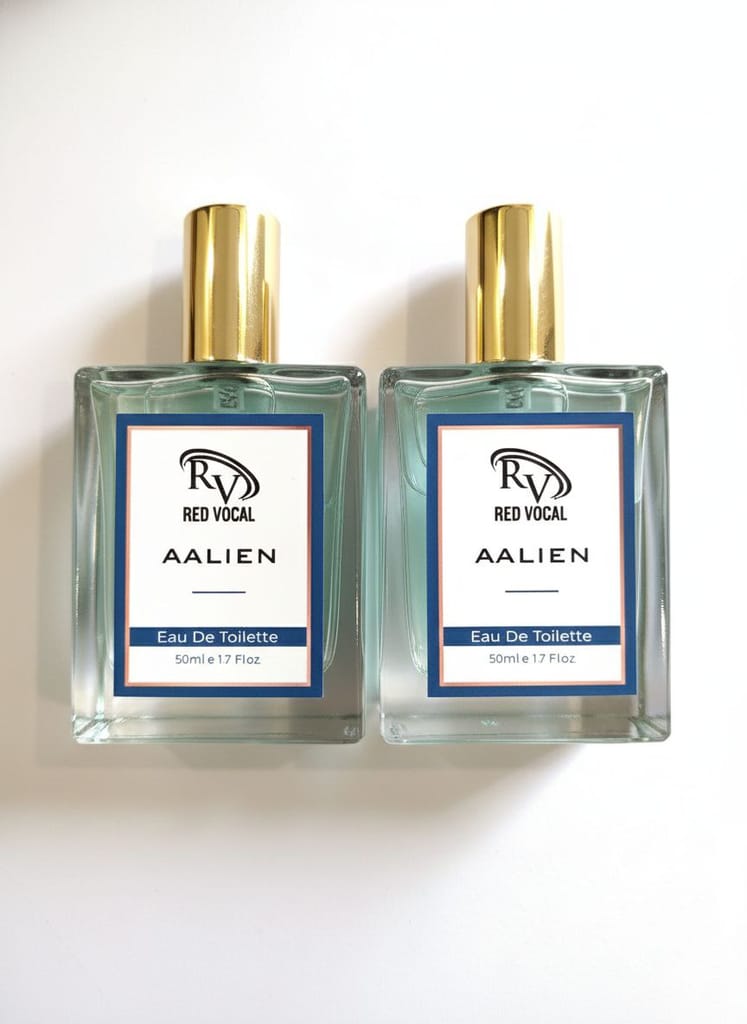 Red Vocal Aalien Premium Eau De Toilette – Unisex 50ml x 2 | Fresh, Woody & Long-Lasting Fragrance view 2