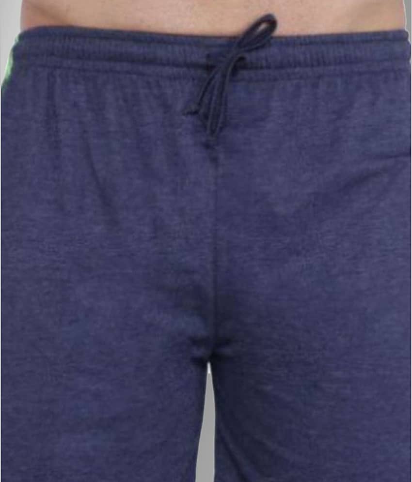 Neo Garments - Blue Cotton Men's Shorts ( Pack of 1 ) view 2