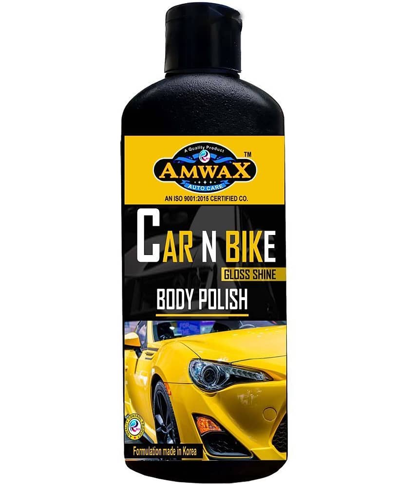AMWAX CAR AND BIKE BODY POLISH 250 ML (CAP PKG)