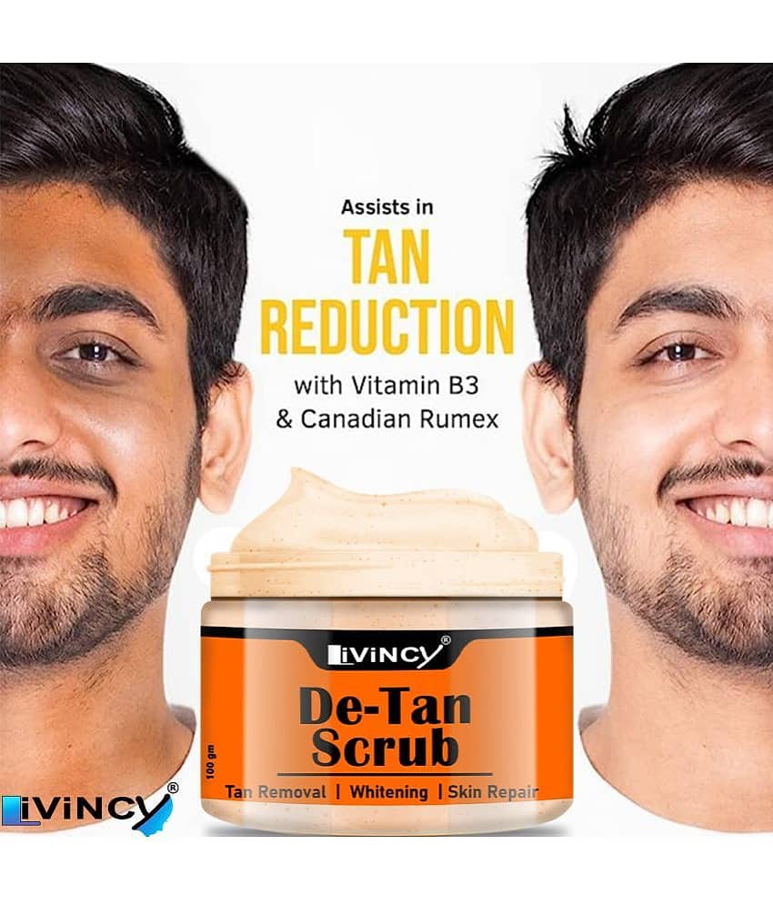 LIVINCY Softening & Smoothening Facial Scrub For Men & Women ( Pack of 1 ) view 2