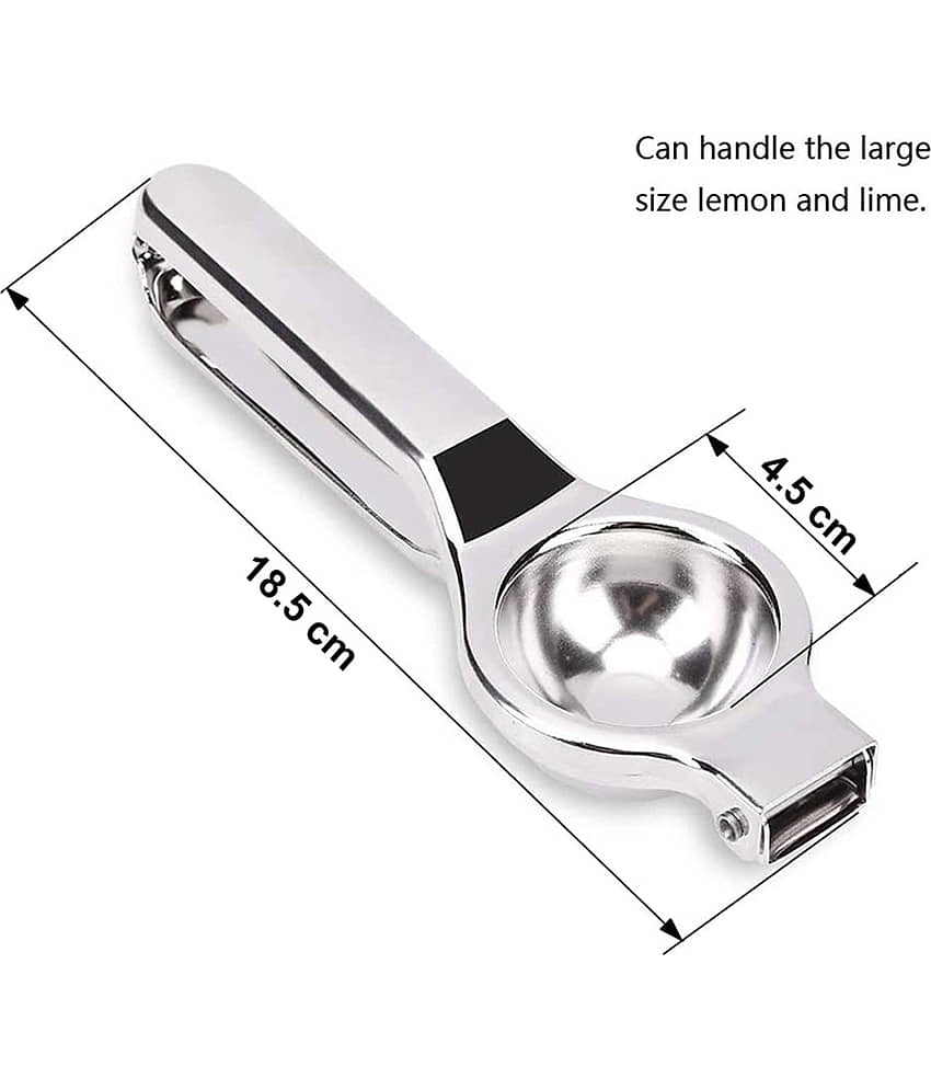 JISUN - Silver Stainless Steel Lemon Squeezer & Grater & Potato Masher ( Set of 3 ) view 2