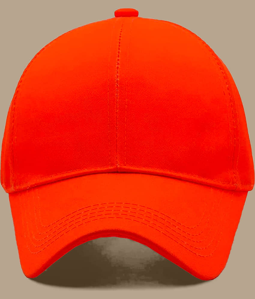 Bolax Orange Cotton Blend Women's Cap ( Pack of 2 ) view 2