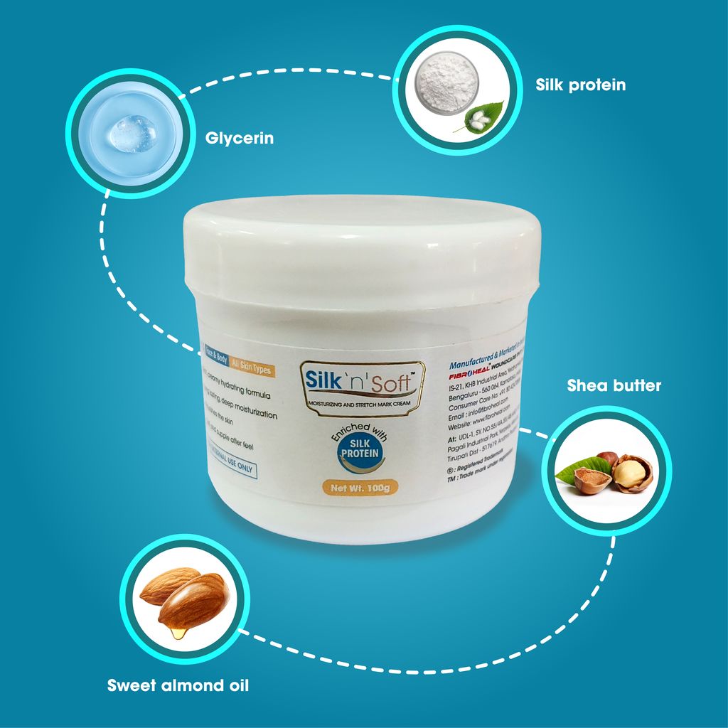 Silk 'n' Soft Moisturizing and Stretch Mark Cream view 2