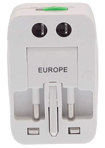 Universal Travel Adapter | All-in-One International Charger with US/UK/EU/AU | Worldwide Plug Converter for Travel, Mobile, Laptop, Gadgets view 2