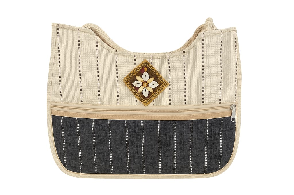 Elegant Woven Charm Tote Bag view 2