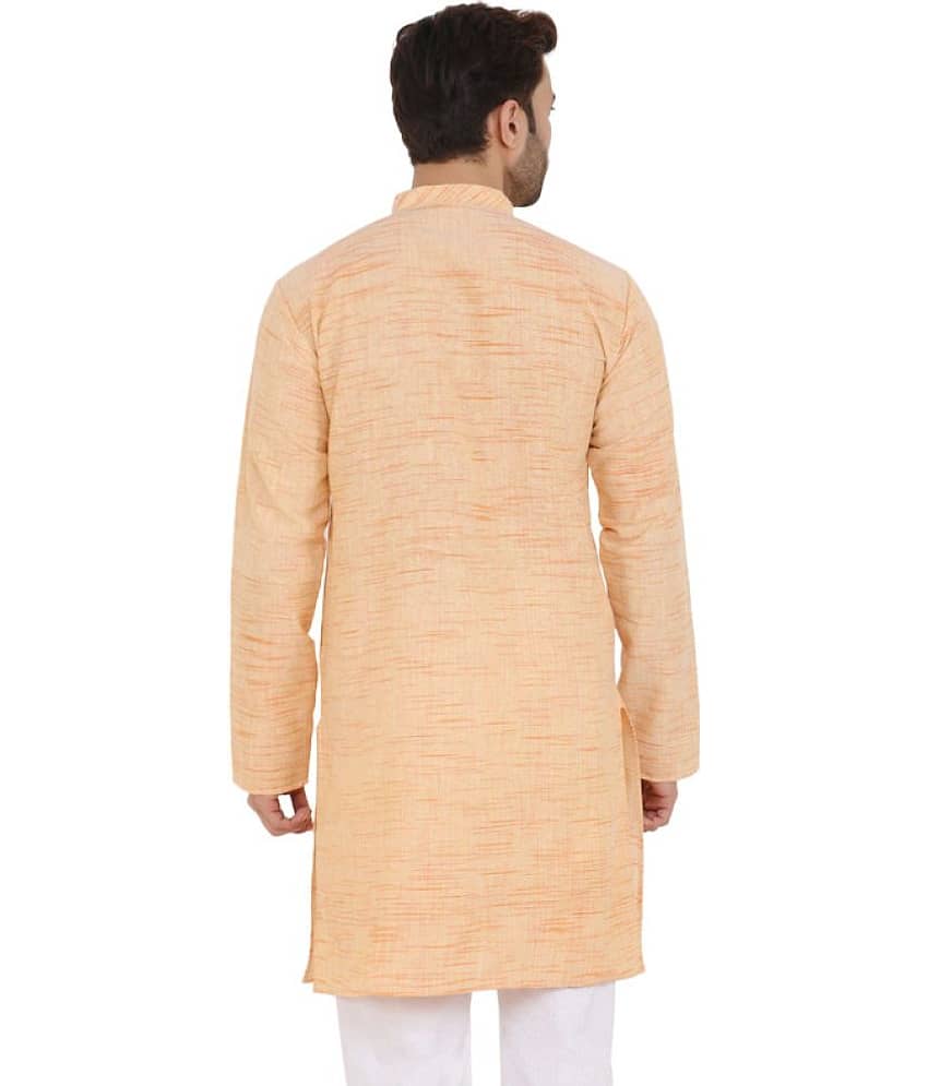 Latest Chikan - Blue Cotton Men's Regular Kurta ( Pack of 1 ) view 2