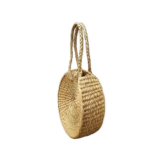 Eco-Friendly round grey color bag view 2