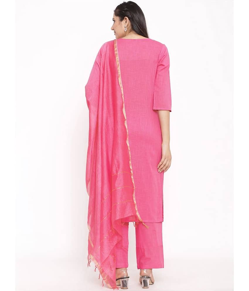 SAART BUNAAI Cotton Kurti With Palazzo - Stitched Suit view 2