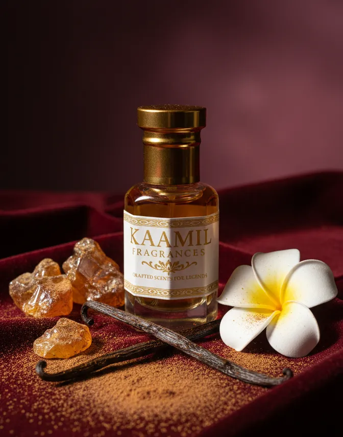 Khamrah Attar Sweet Gourmand Amber Perfume Oil 3 ML view 2