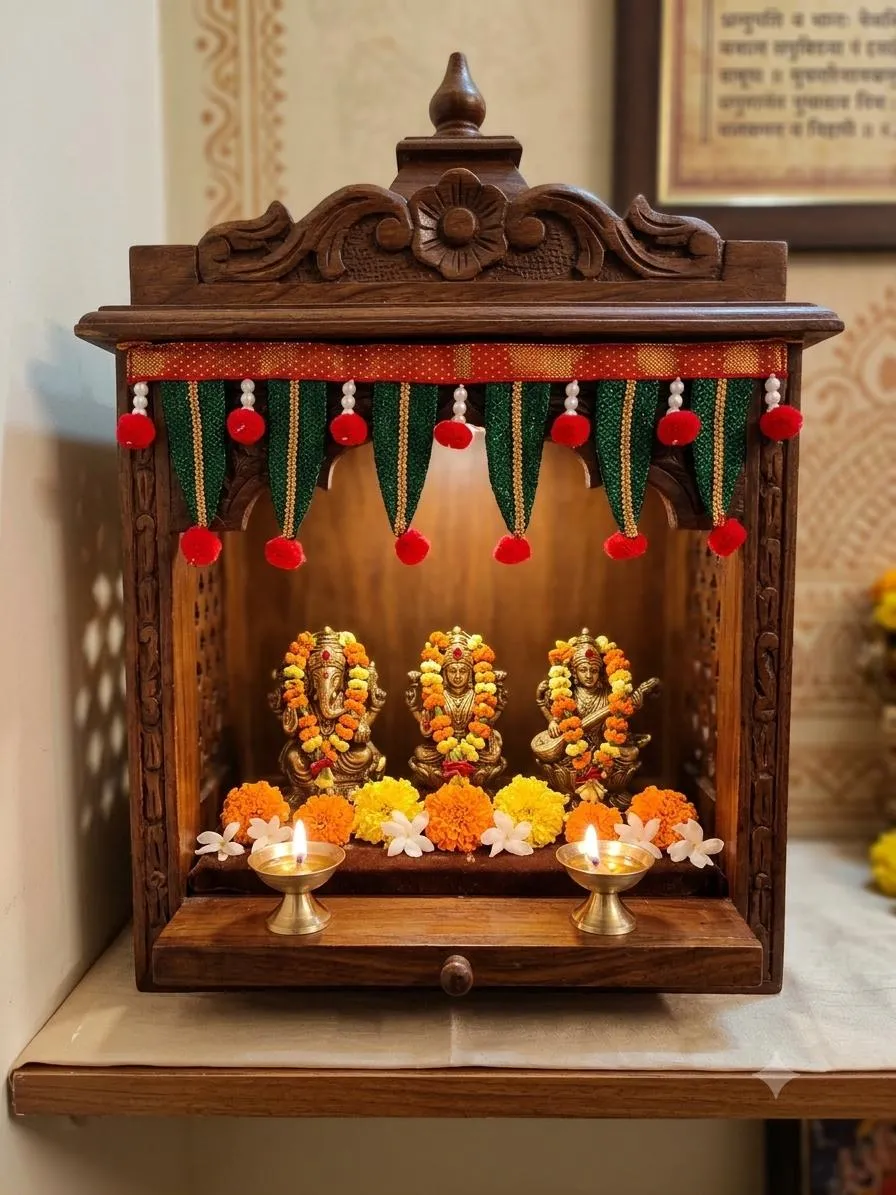 Toran for mandir 15 inches view 2