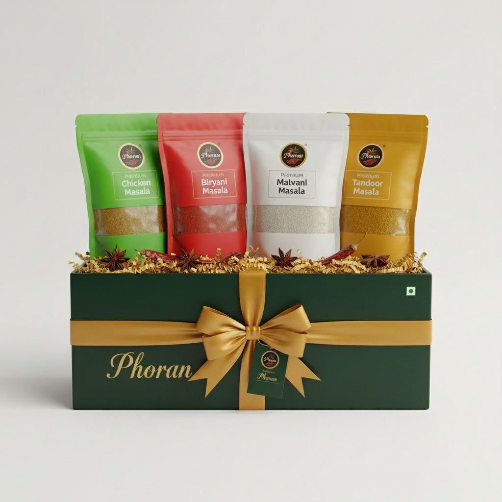 200 gm Combo Phoran Special Masala Pack - 4 Spices 50 gm each - Premium Spices Chicken, Biryani, Malvani & Tandoori | Phoran