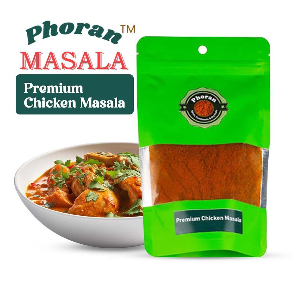 200 gm Combo Phoran Special Masala Pack - 4 Spices 50 gm each - Premium Spices Chicken, Biryani, Malvani & Tandoori | Phoran view 2