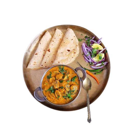 Mushroom Masala & Chapati