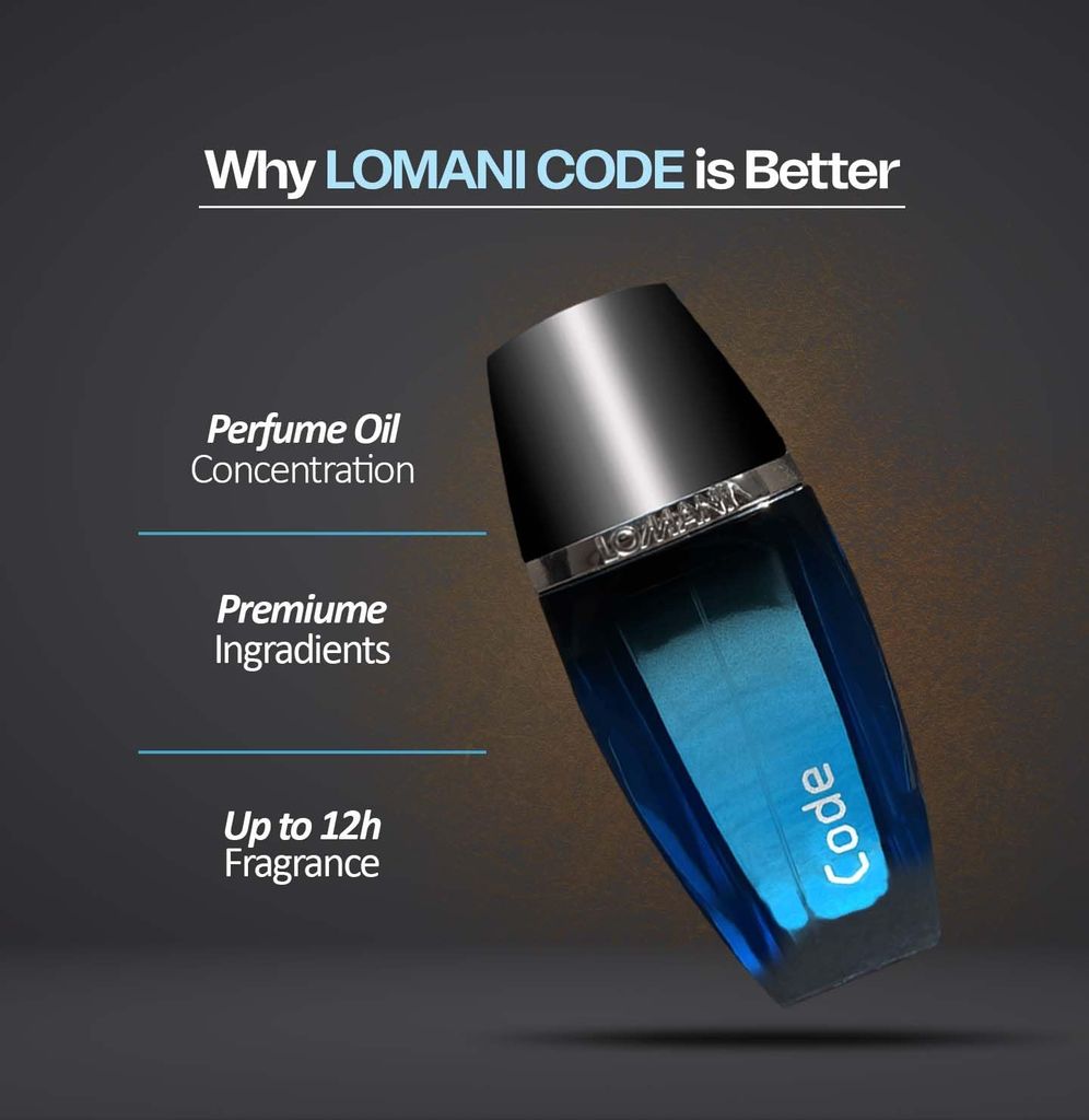 Lomani Code 100ml Men Eau De Toilette (EDT) – Perfume for Men Brand Lomani Perfume view 2