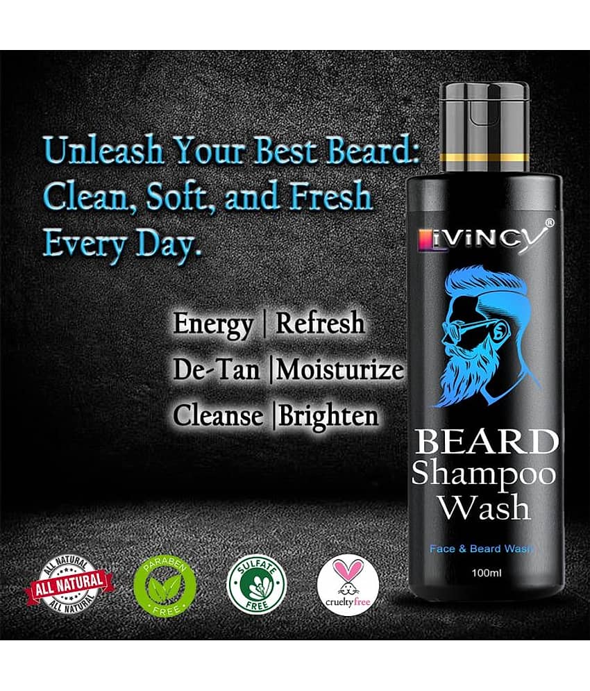 LIVINCY beard wash beard wash Beard Shampoo 100 mL view 2