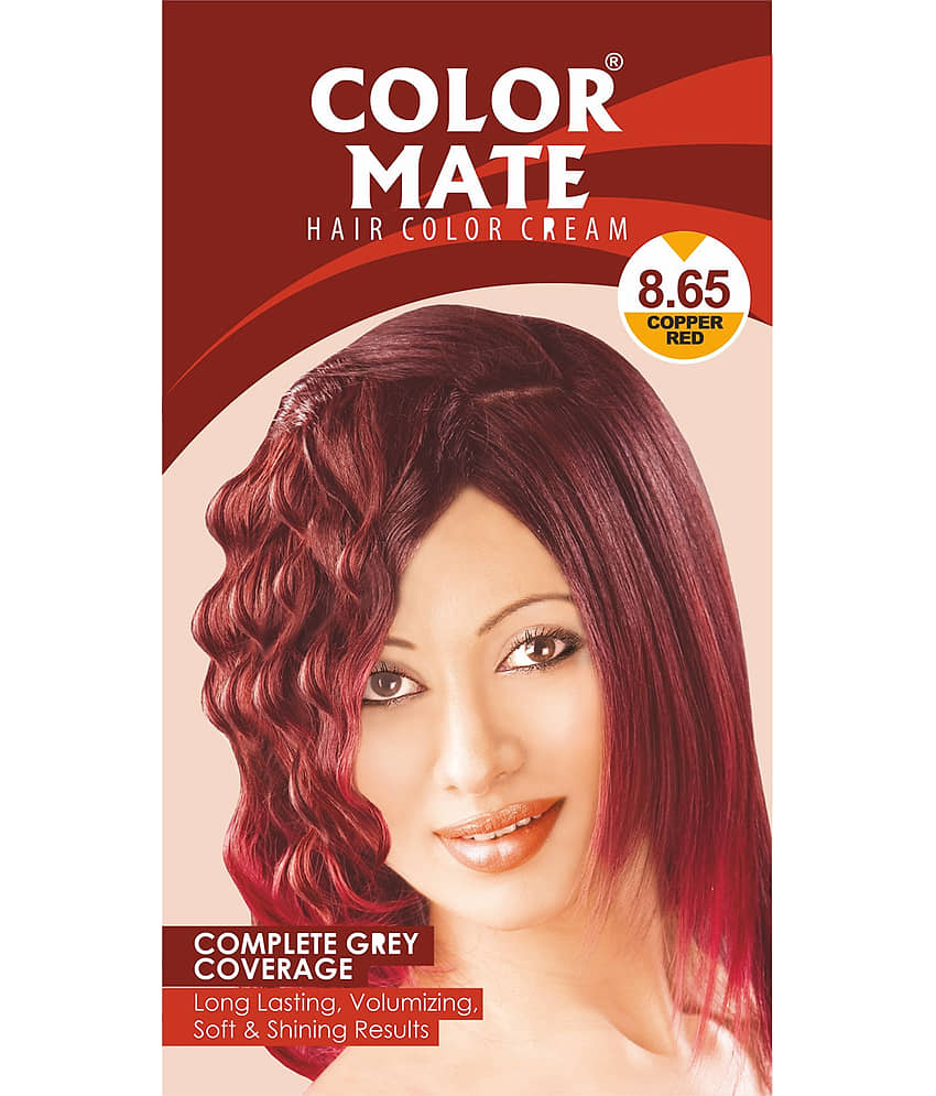 Color Mate Hair Color Cream Copper Red_130Ml (Pack of 2) view 2