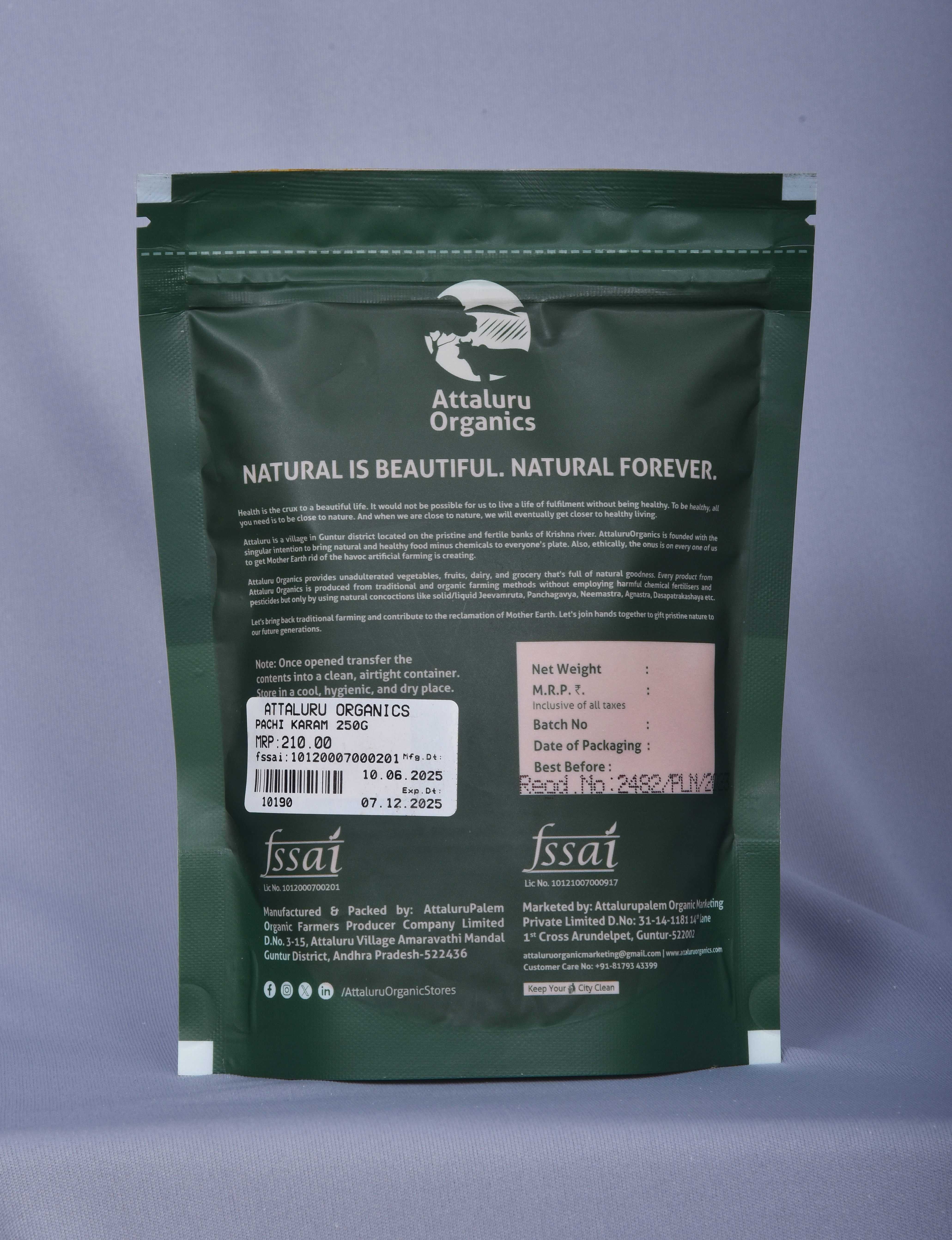 Attaluru Organics Red Chilli Powder view 2