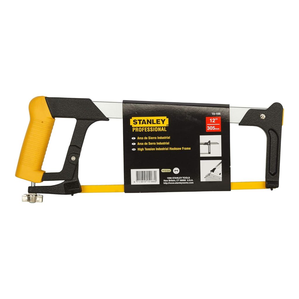 Stanley Hack Saw Hacksaw-Steel frame, 450Mm-17 3/4,Bld-305Mm-12" 15-166 view 2