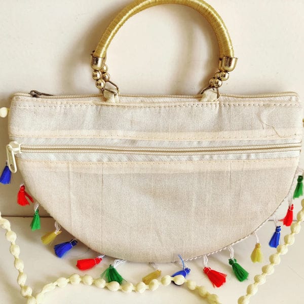 Embroidered Handbag with Tassels (Various Design) view 2