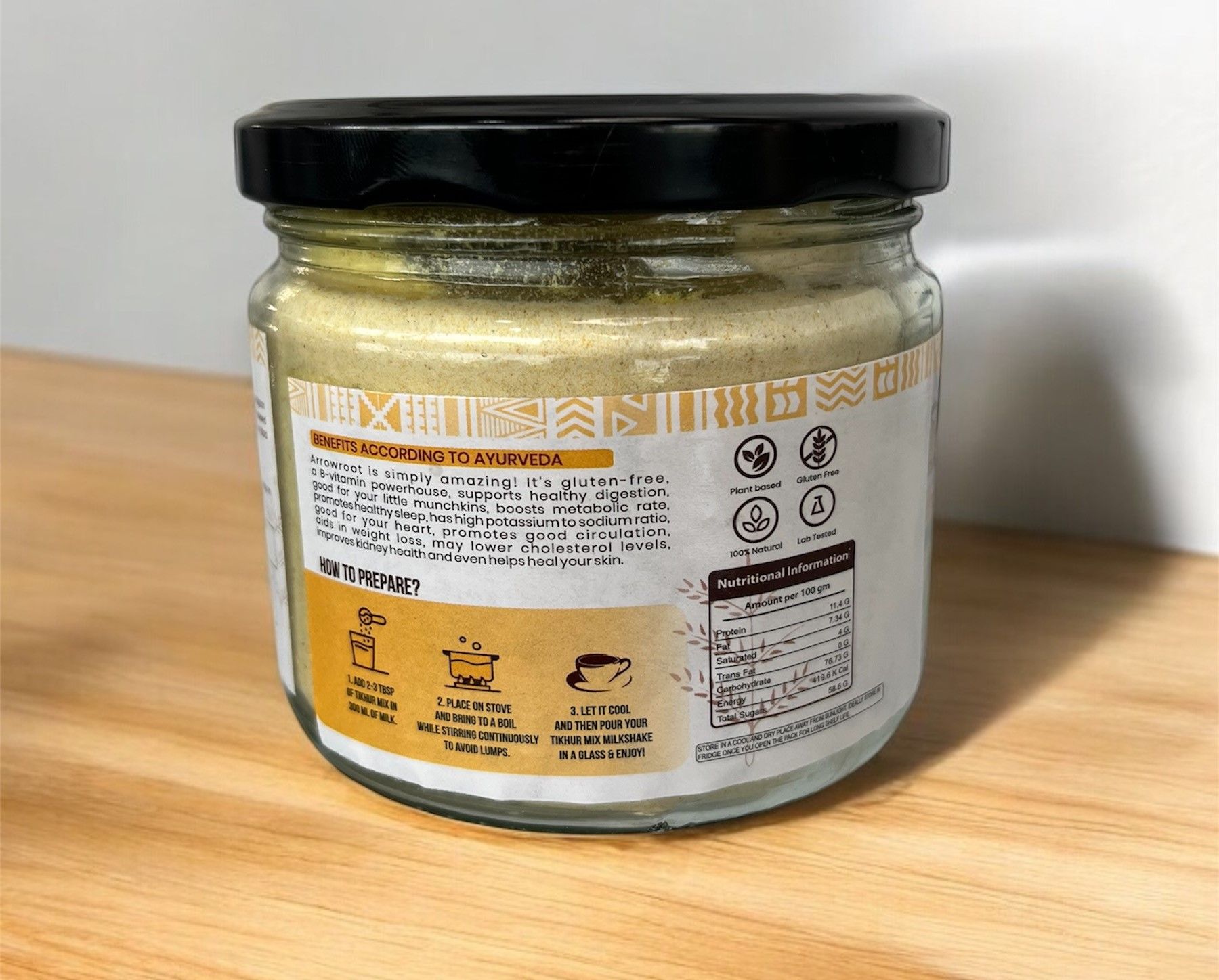 Tikhur and Haldi Mix - Immunity Booster view 2