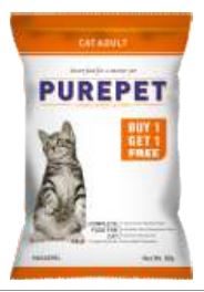 Purepet Cat Adult 80 Gms