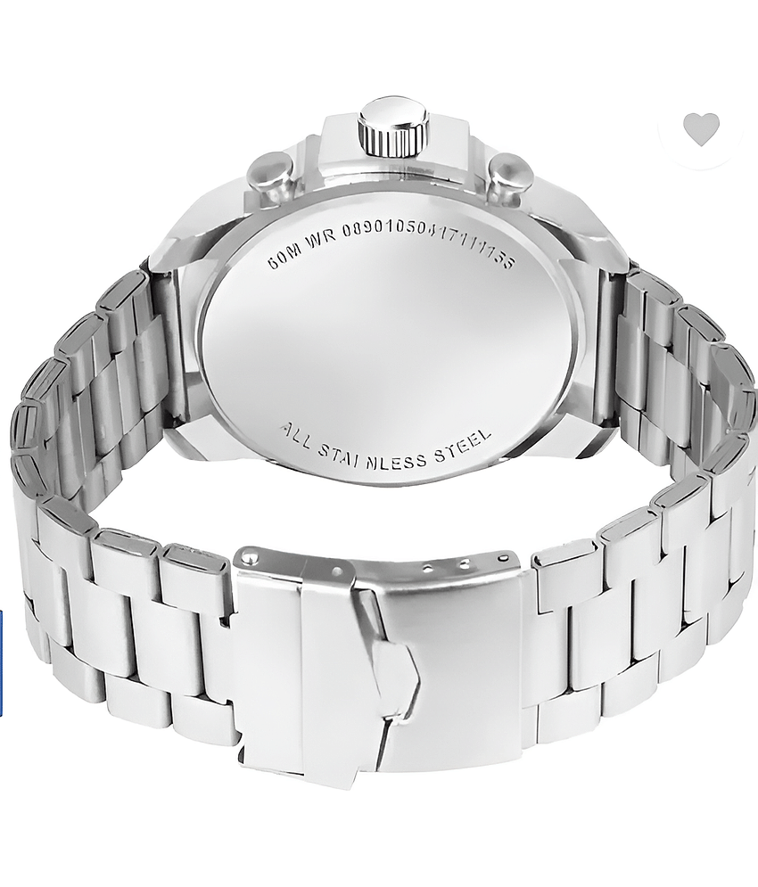 Viser Silver Metal Analog Men's Watch view 2